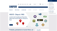 Desktop Screenshot of cadfem-an.com